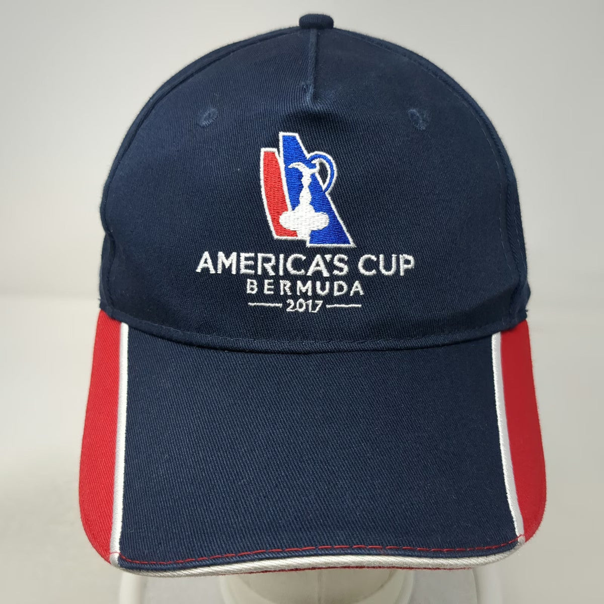 America's Cup 5 Panel Blue One Size Bermuda 2017 Sailing XL Catlin Cotton Hat