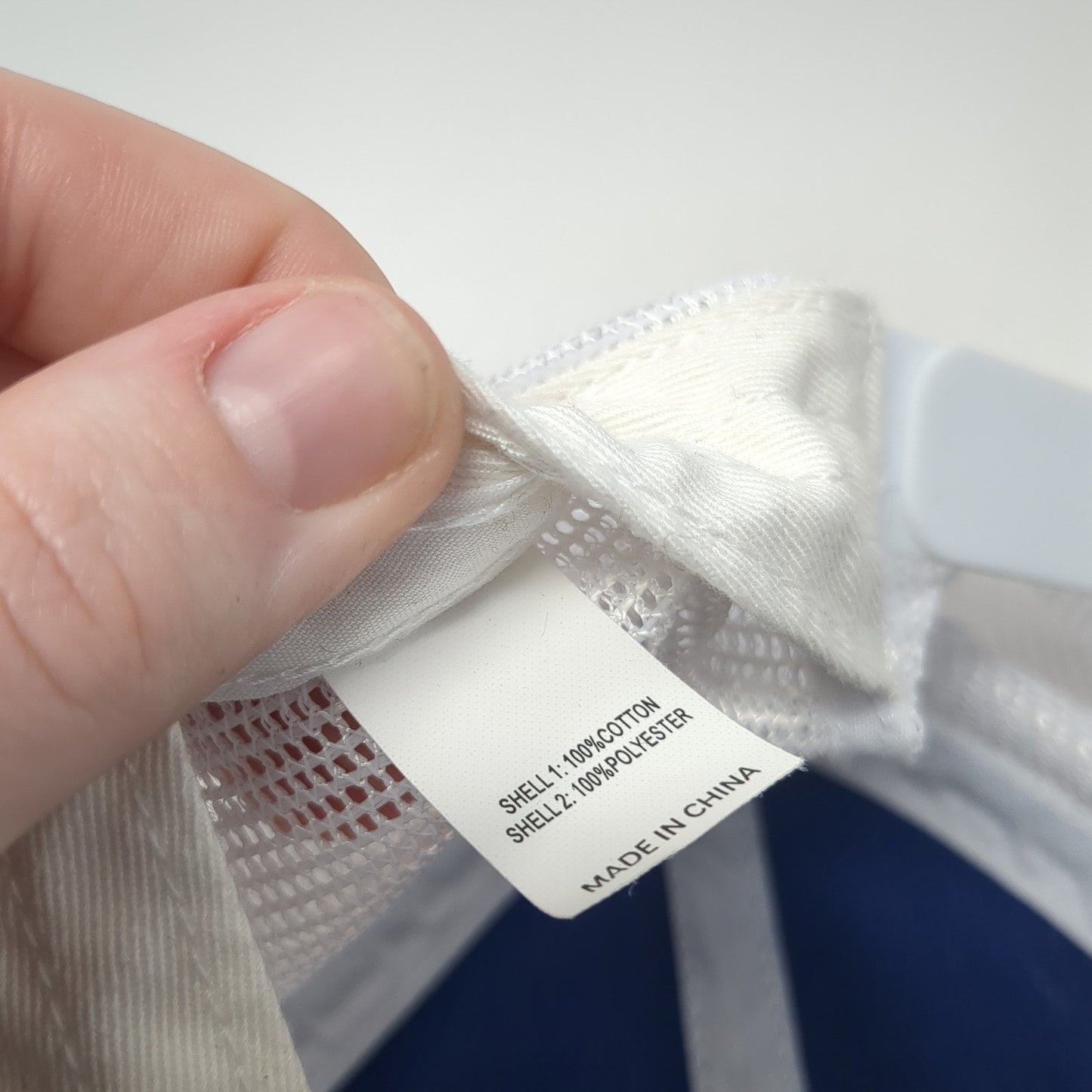 PT Solutions Snapback Trucker Hat Blue Large Mesh Back Richardson