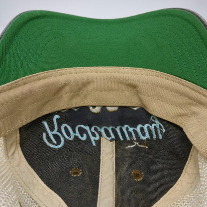 Legacy Trucker Hat Gray One Size Rockaway Beach Snapback Mesh Back Embroidered