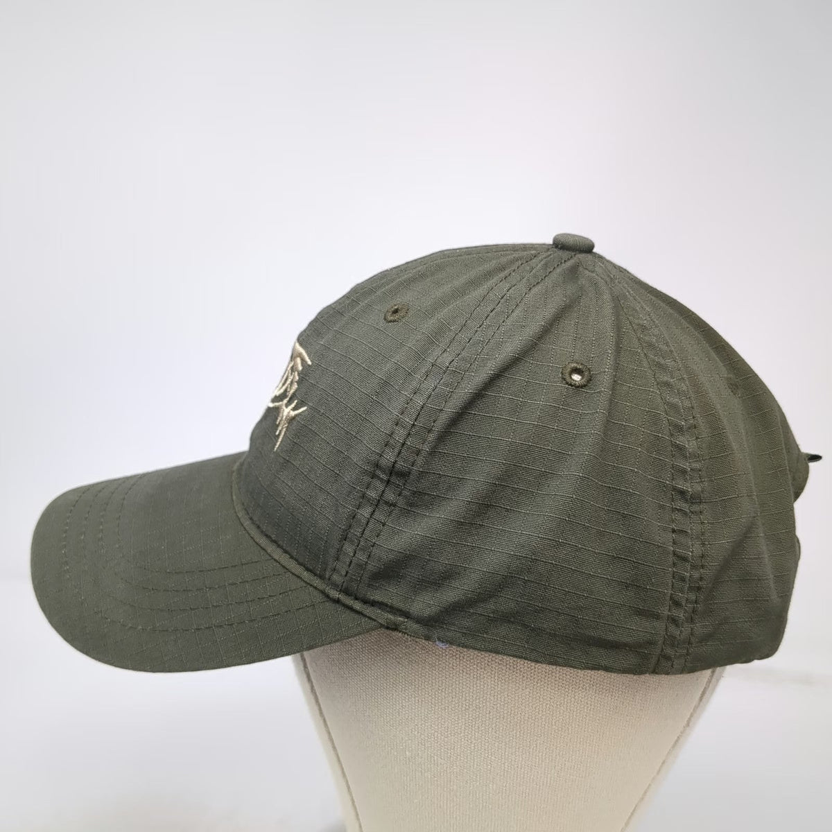 G-Loomis Baseball Cap Green One Size Skeleton Fish Logo Hat Strapback Cotton