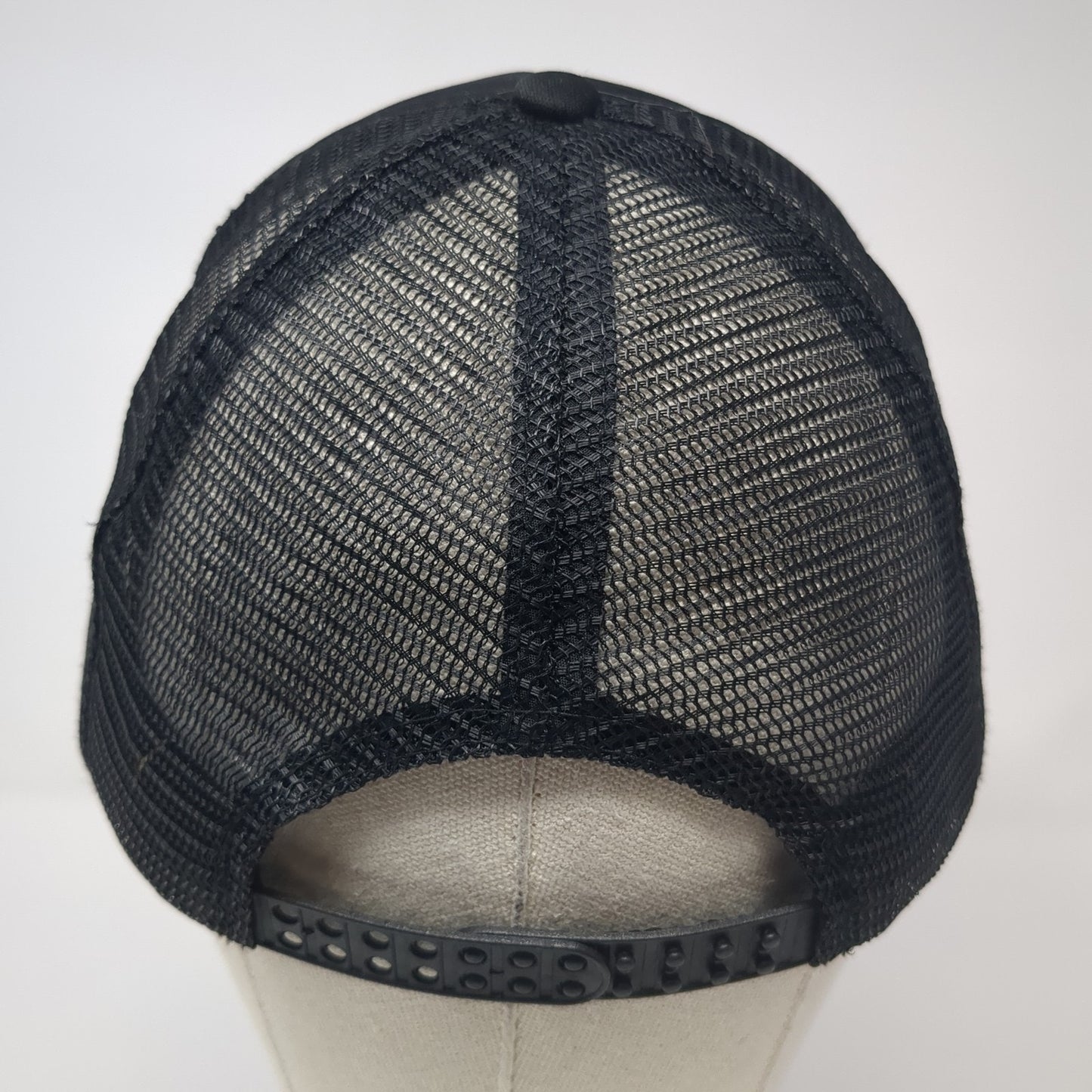 Intrepid Clothing Co. Trucker Hat Black One Size Adjustable Mesh Back Rope