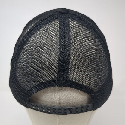 Intrepid Clothing Co. Trucker Hat Black One Size Adjustable Mesh Back Rope