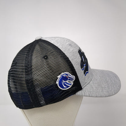 Boise State Broncos Snapback Mesh Back Hat Gray Embroidered Logo NCAA