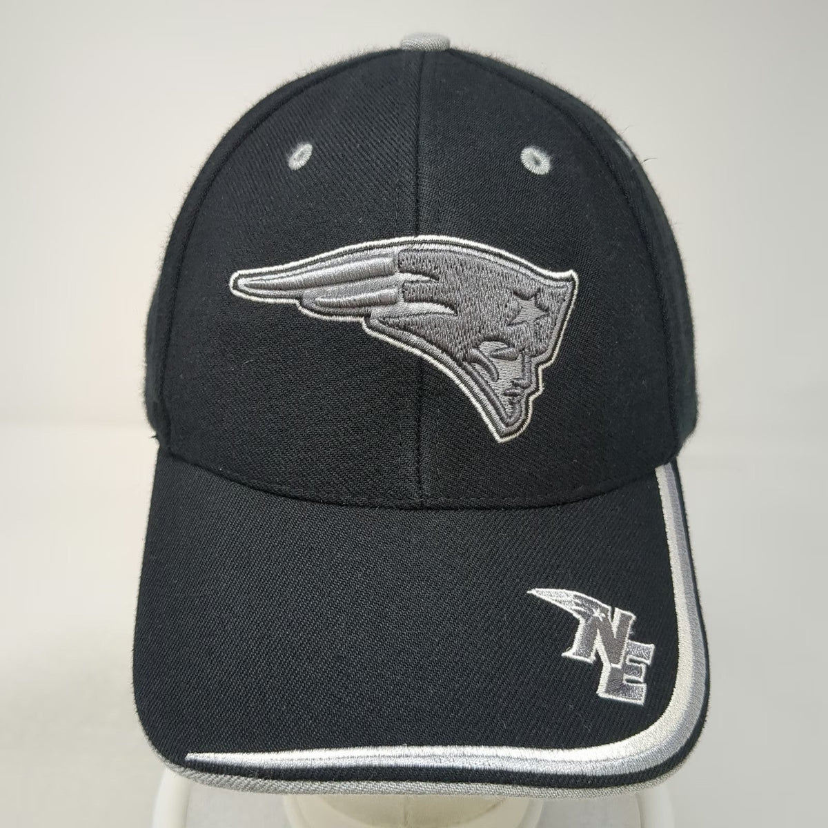 Twins Enterprise Baseball Cap Black One Size NFL New England Patriots Gray Hat