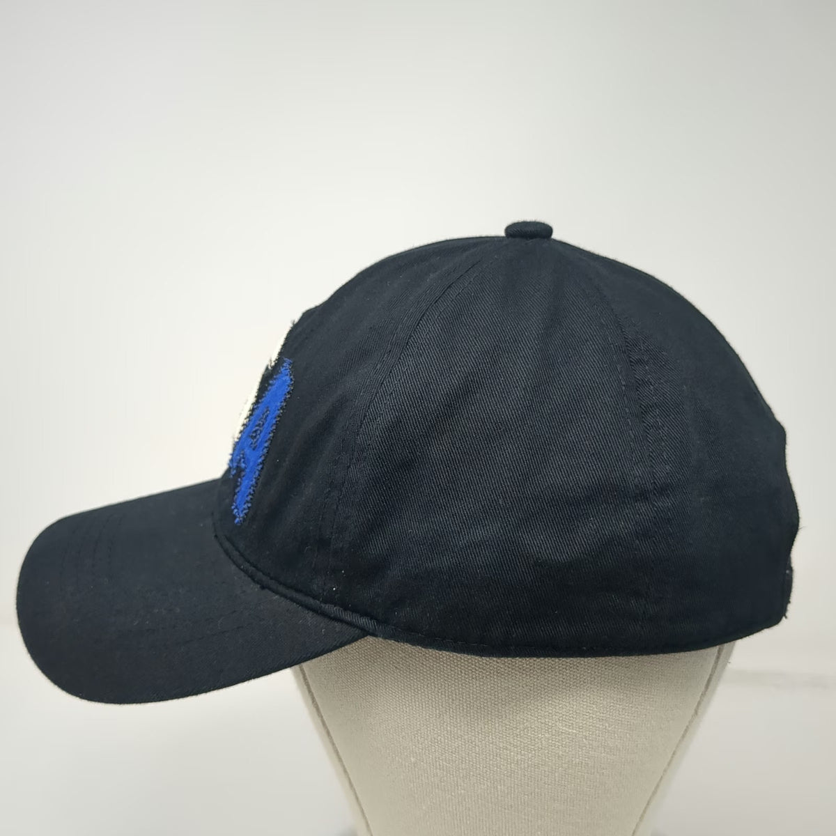 David and Young Baseball Cap Black OSFM USA Embroidered Applique Slideback Hat