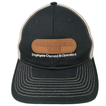 Black Trucker Hat One Size Snapback Commercial Tire Cooper Tires Mesh Back Patch