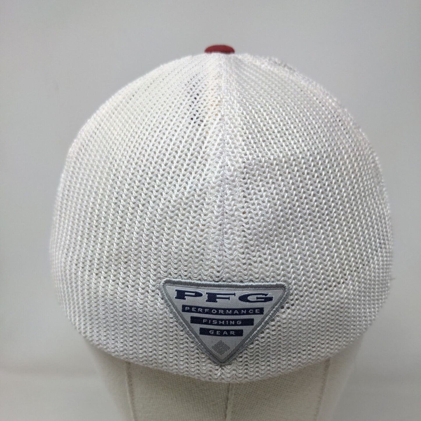 Columbia PFG Men's Fitted Mesh Back Hat Red S-M Florida State Seminoles Logo