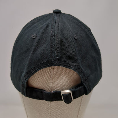 77 USA Flag Slideback Hat Black OSFA Patriotic American Eagle Outfitters Cotton