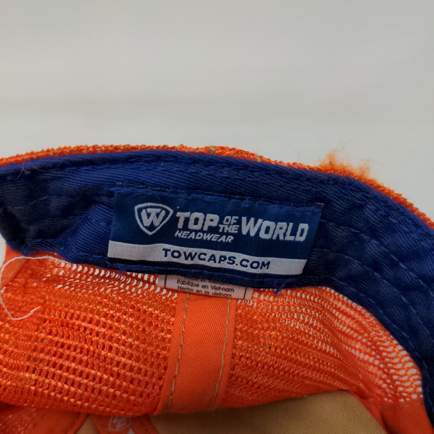 Florida Gators Snapback Mesh Back Trucker Hat Blue Orange OSFA NCAA Logo