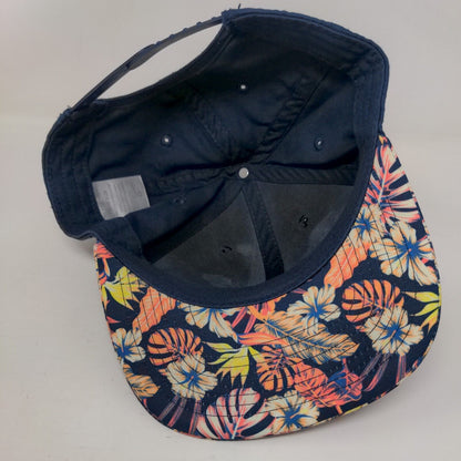 No Boundaries Snapback Hat Multicolor One Size Floral Adjustable 6 Panel