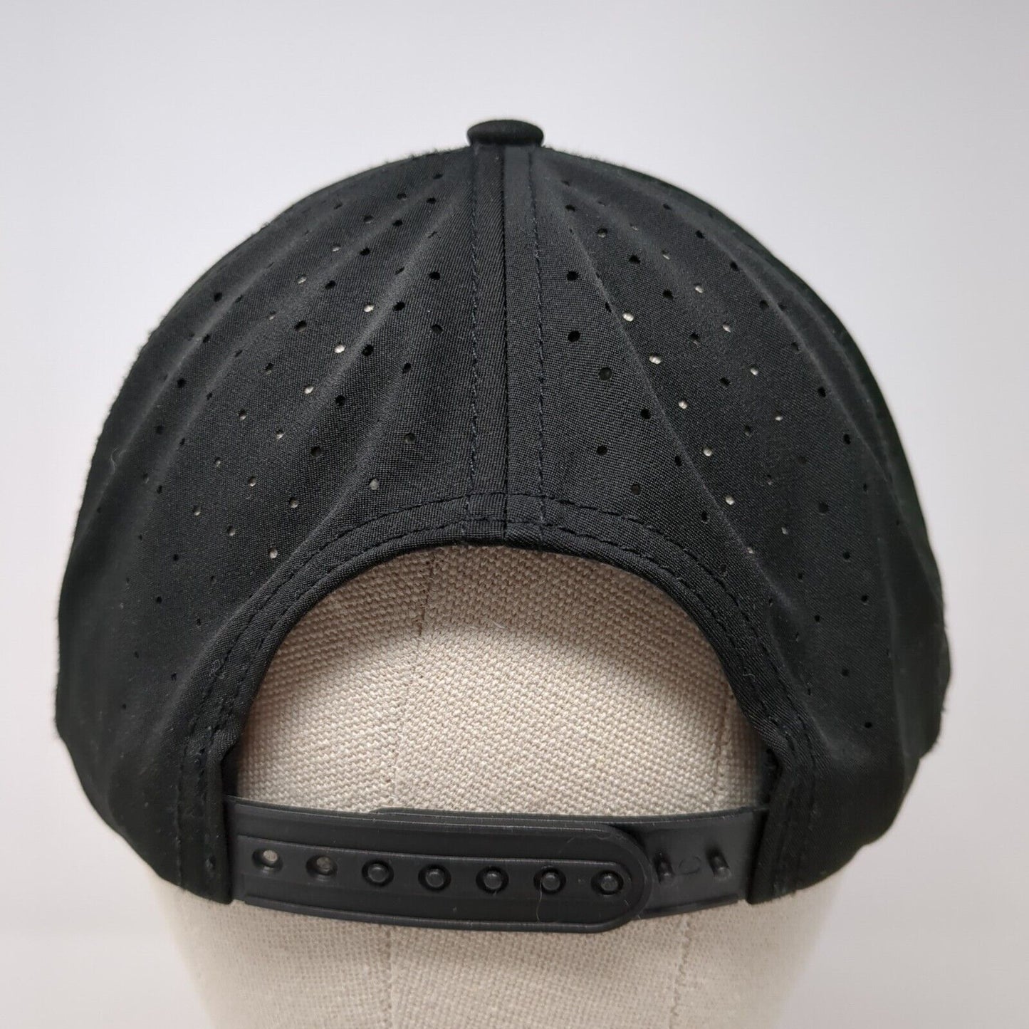 Costa Vida Patch Snapback Hat Black One Size Adjustable Laser Cut
