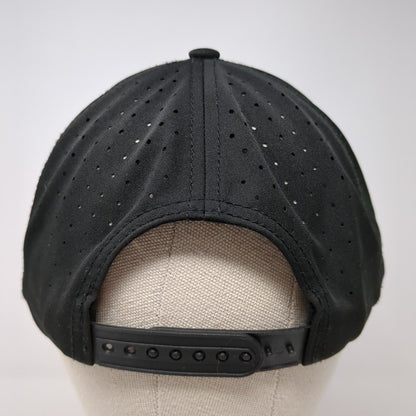 Costa Vida Patch Snapback Hat Black One Size Adjustable Laser Cut