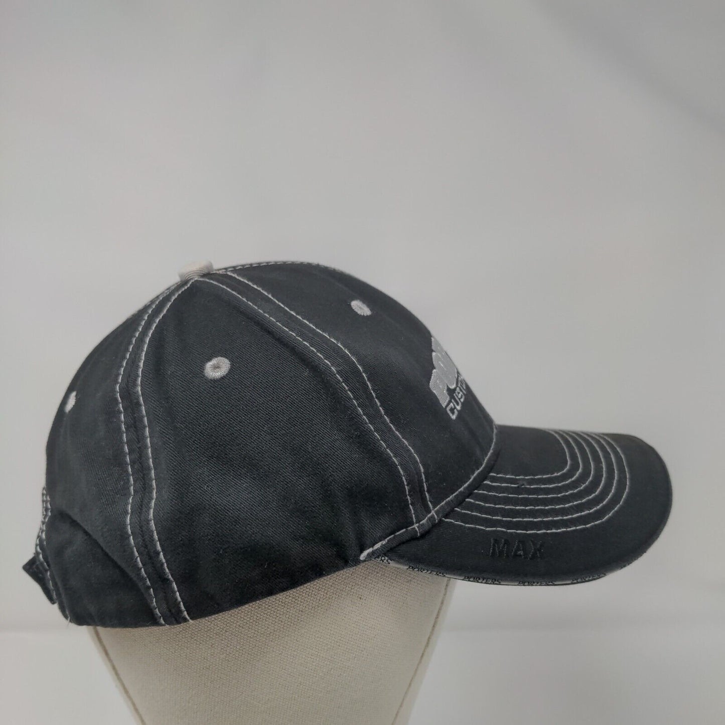 Porters Custom Cabinets Strapback Hat Black OSFA Adjustable Embroidered Max Hat