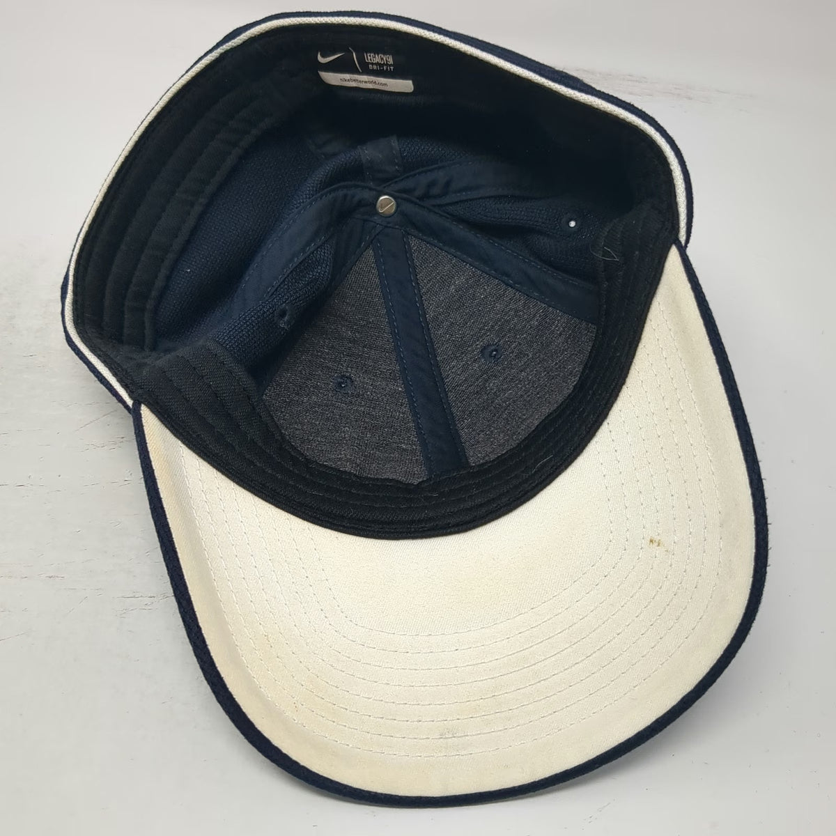 Nike Baseball Cap Blue One Size Dri-FIT Legacy 91 Chase Swoosh Logo Sports Hat