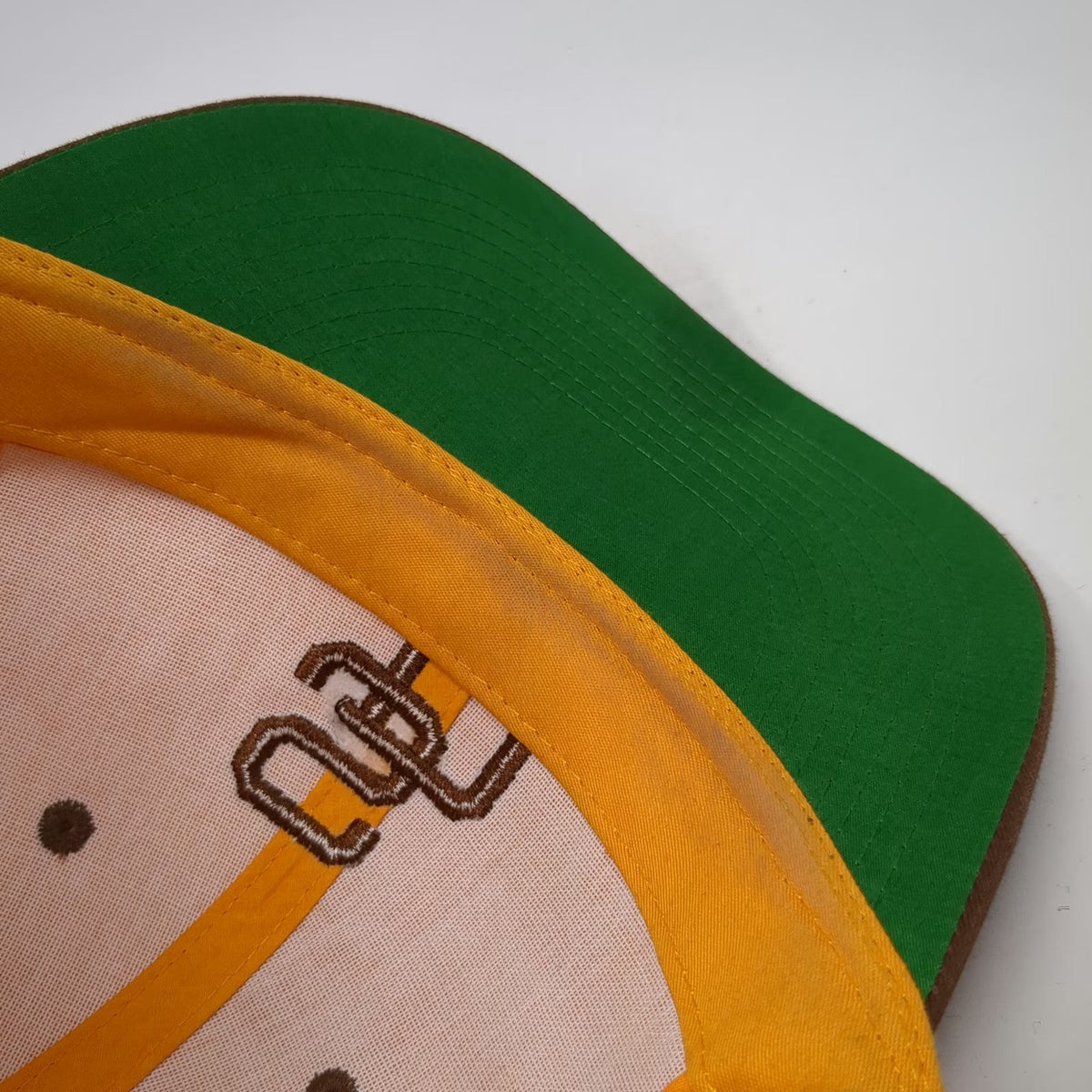 OC Sports San Diego Padres MLB Baseball Cap Yellow Brown One Size SD Logo Hat