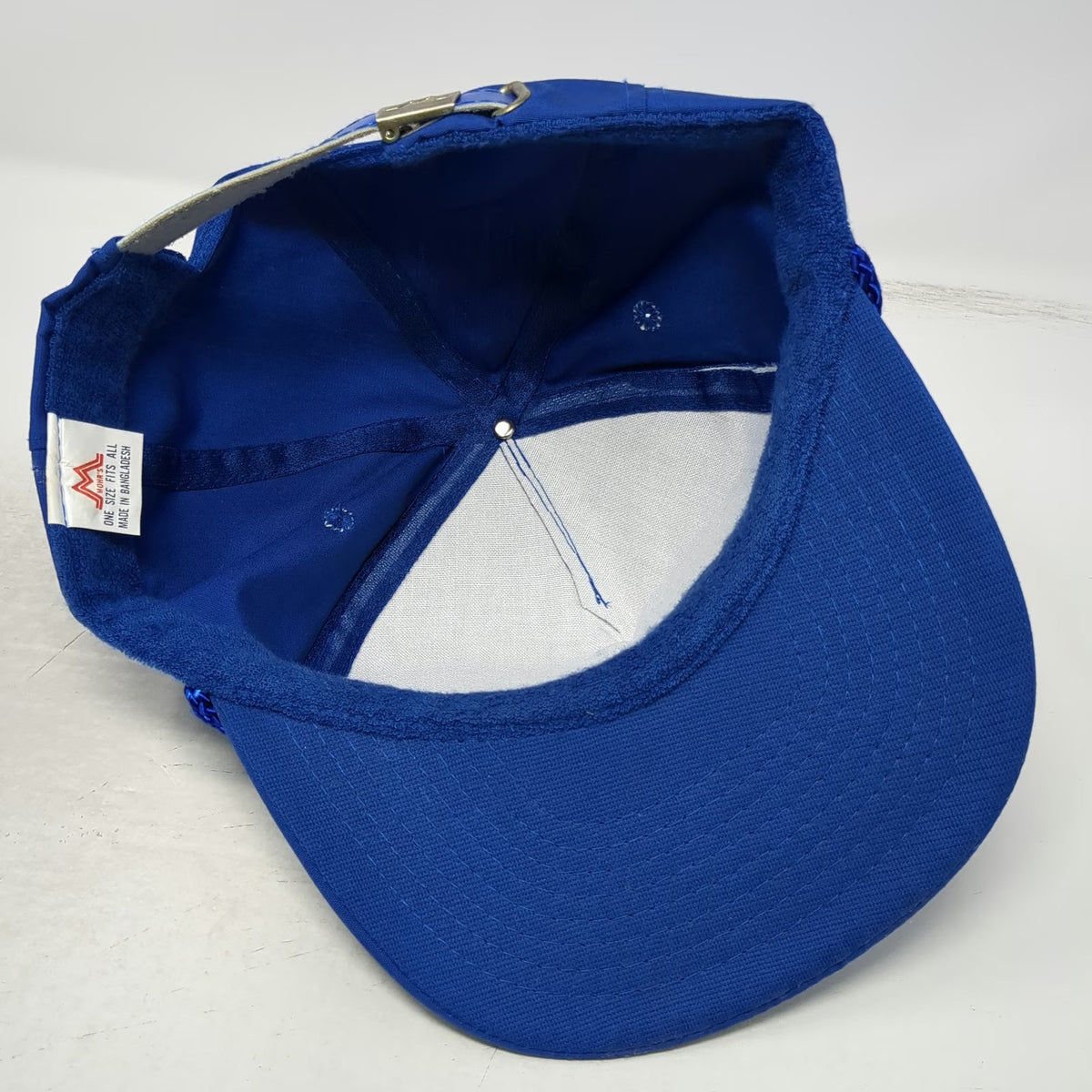 Mohr's Kraft Food Logo Blue One Size 5 Panel Braided Rope Detail Slideback Hat