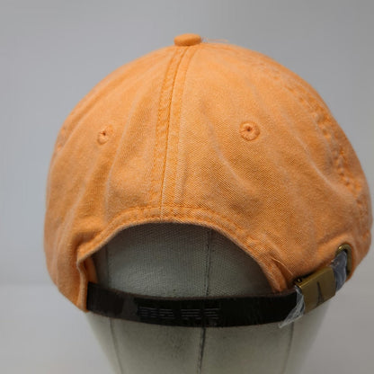 Adams Baseball Cap Orange One Size New Hampshire Tree Farm Embroidered hat