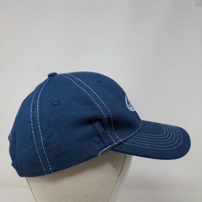 Bud Light Strapback Hat Blue OSFA Adjustable Embroidered 6 Panel Cotton