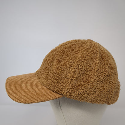 Shiraleah Chicago Baseball Cap Brown One Size Adjustable Sherpa Corduroy