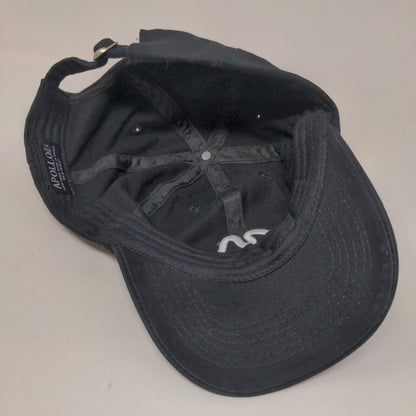 Apollo USA Slideback Hat Black One Size Adjustable Embroidered 6 Panel