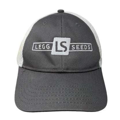 Legg Seeds Strapback Mesh Back Hat Gray OSFM Stine Outdoor Cap