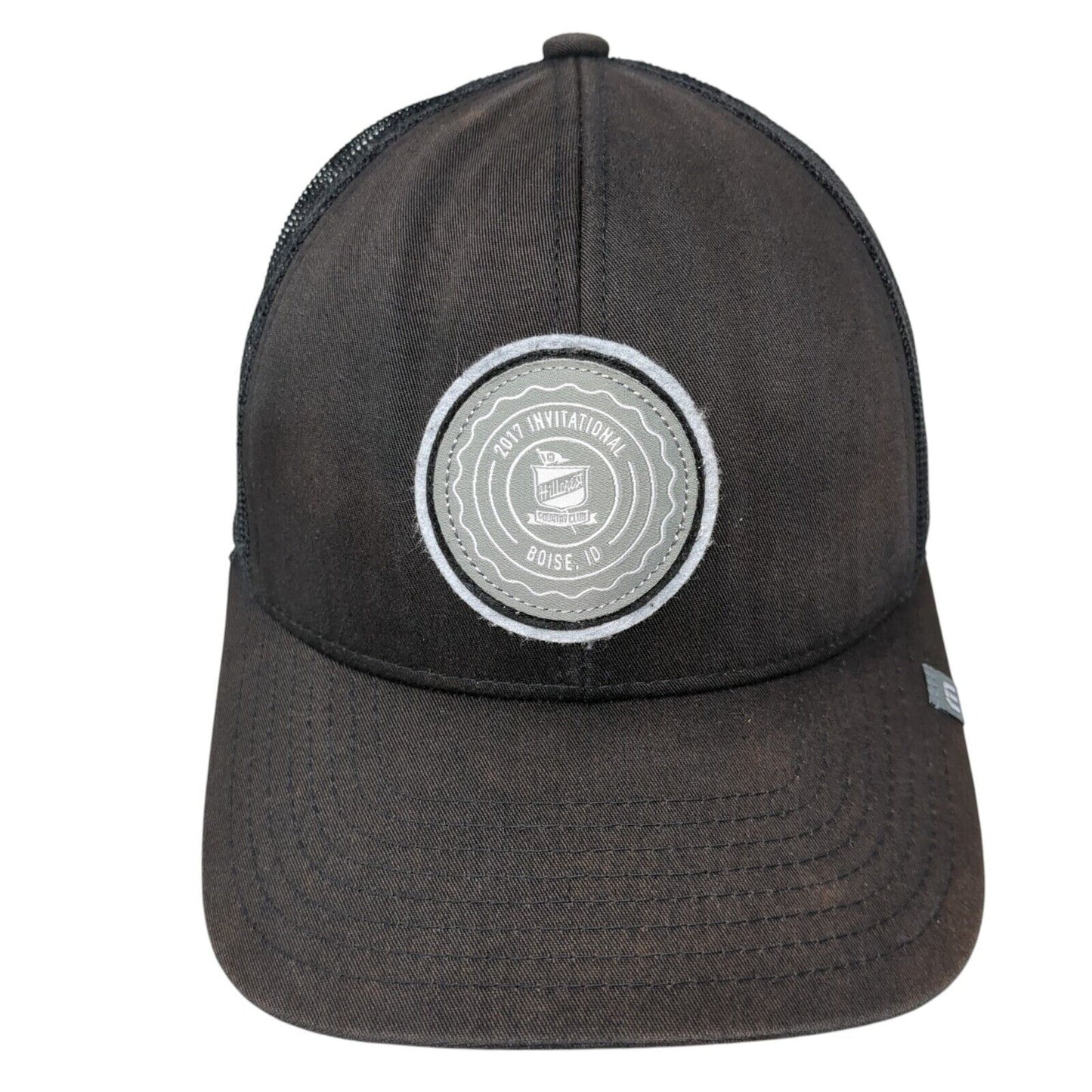 2007 Invitational Boise ID Hillcrest Snapback Hat Black OS Adjustable Mesh Back