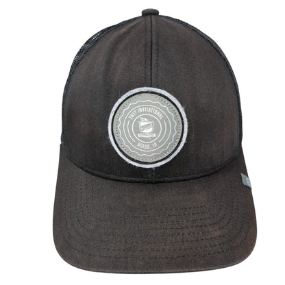 2007 Invitational Boise ID Hillcrest Snapback Hat Black OS Adjustable Mesh Back