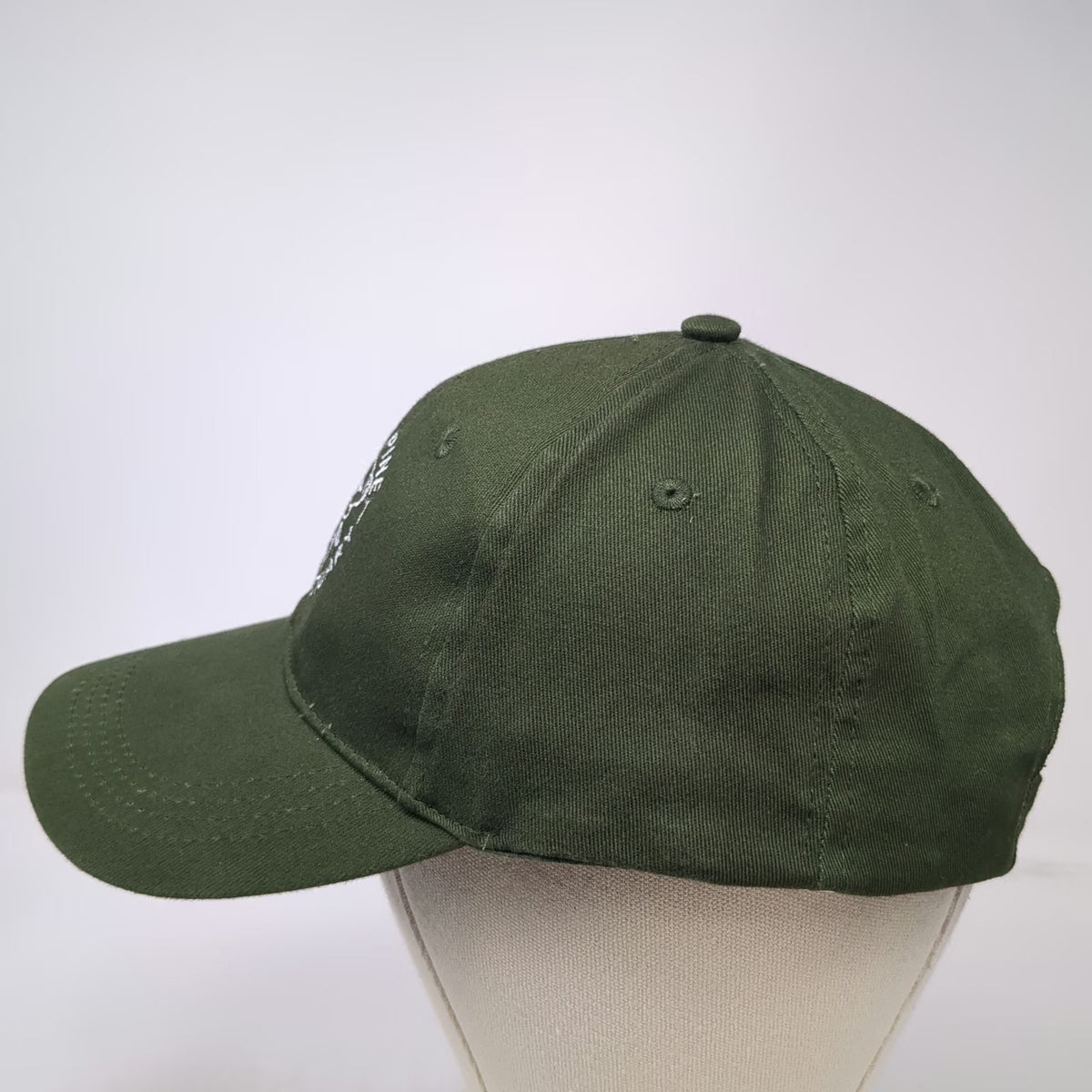 Green One Size Baseball Cap Lone Pine Koala Sanctuary Hat Adjustable Cotton Logo