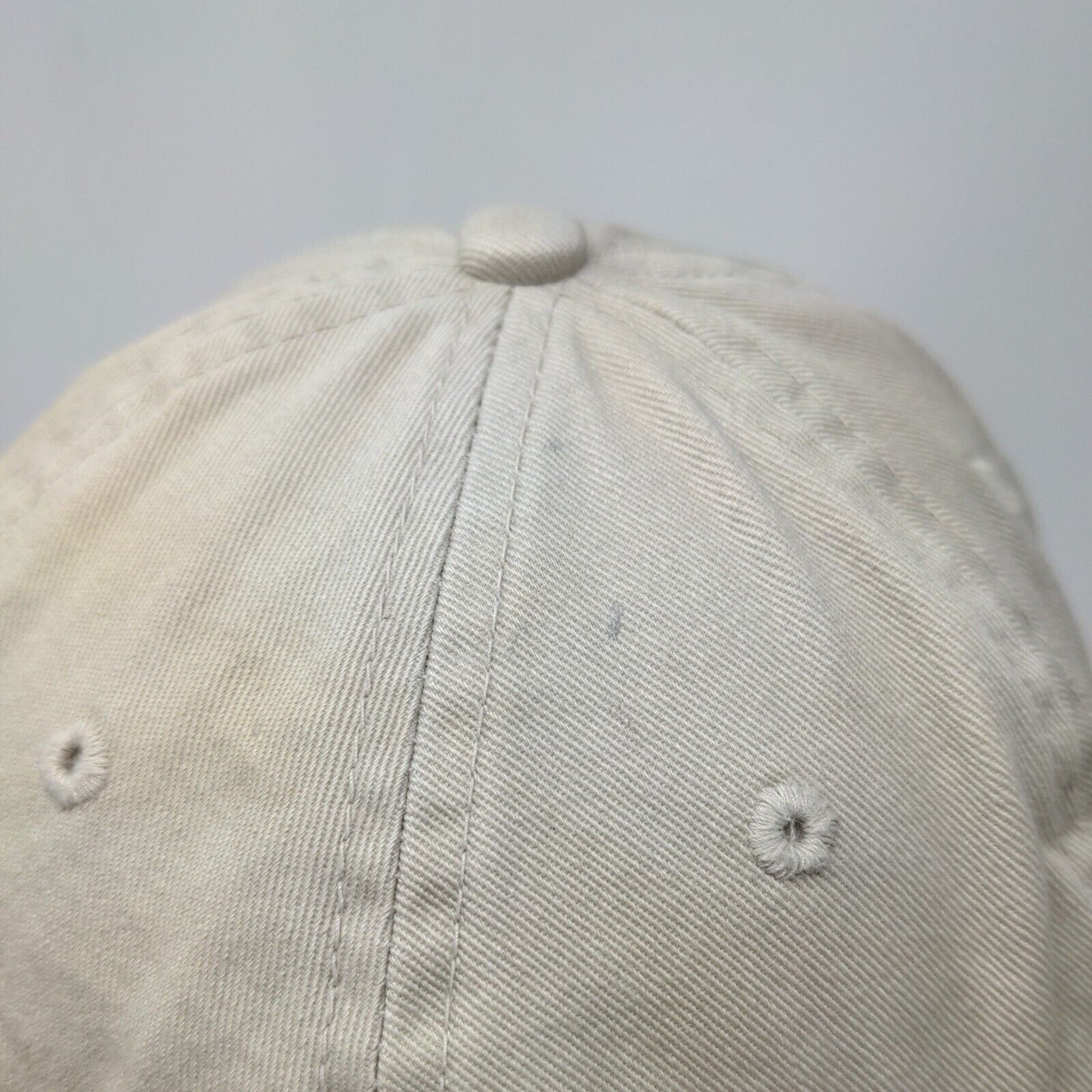 Richmond County Strapback Hat Tan Extreme Fit Embroidered Horseshoe Ahead