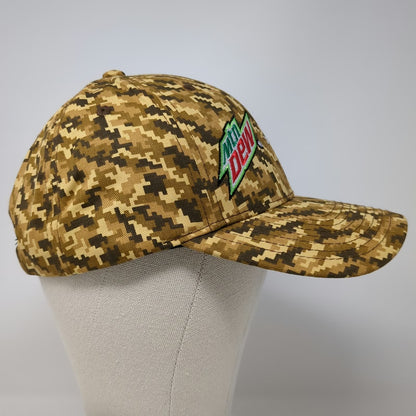 Acme Hat Co Mtn Dew Team Rubicon Digital Camo Brown Baseball Cap One Size Hat