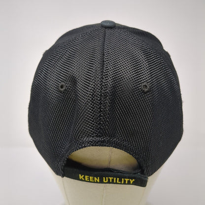 Keen Utility Strapback Hat Black One Size Adjustable Embroidered 6 Panel