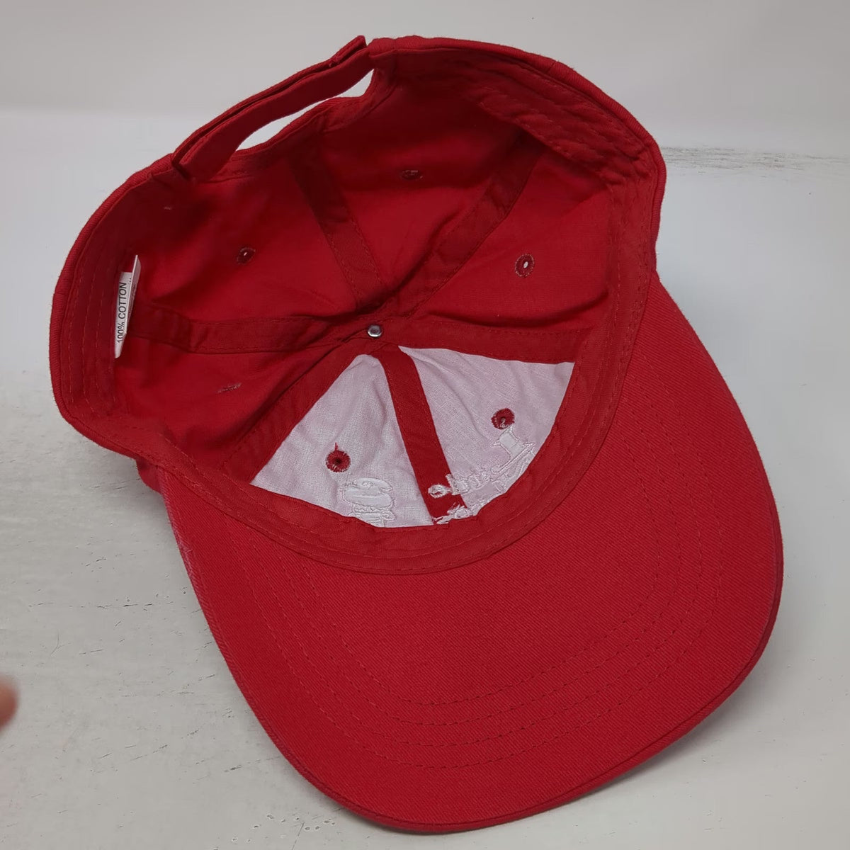 Little Neros Pizza Baseball Cap Red One Size Strapback Home Alone Embroidery hat