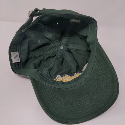 Cabela's Slideback Hat Green OSFM Adjustable Embroidered 6 Panel