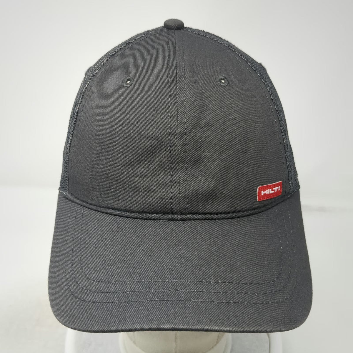 Hilti Baseball Cap Gray One Size Mesh Back Adjustable Construction Tool Hat