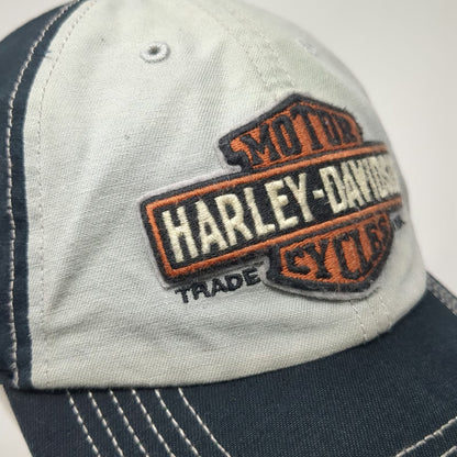 Harley-Davidson Baseball Cap Black One Size Side Patch Contrast Stitching Hat