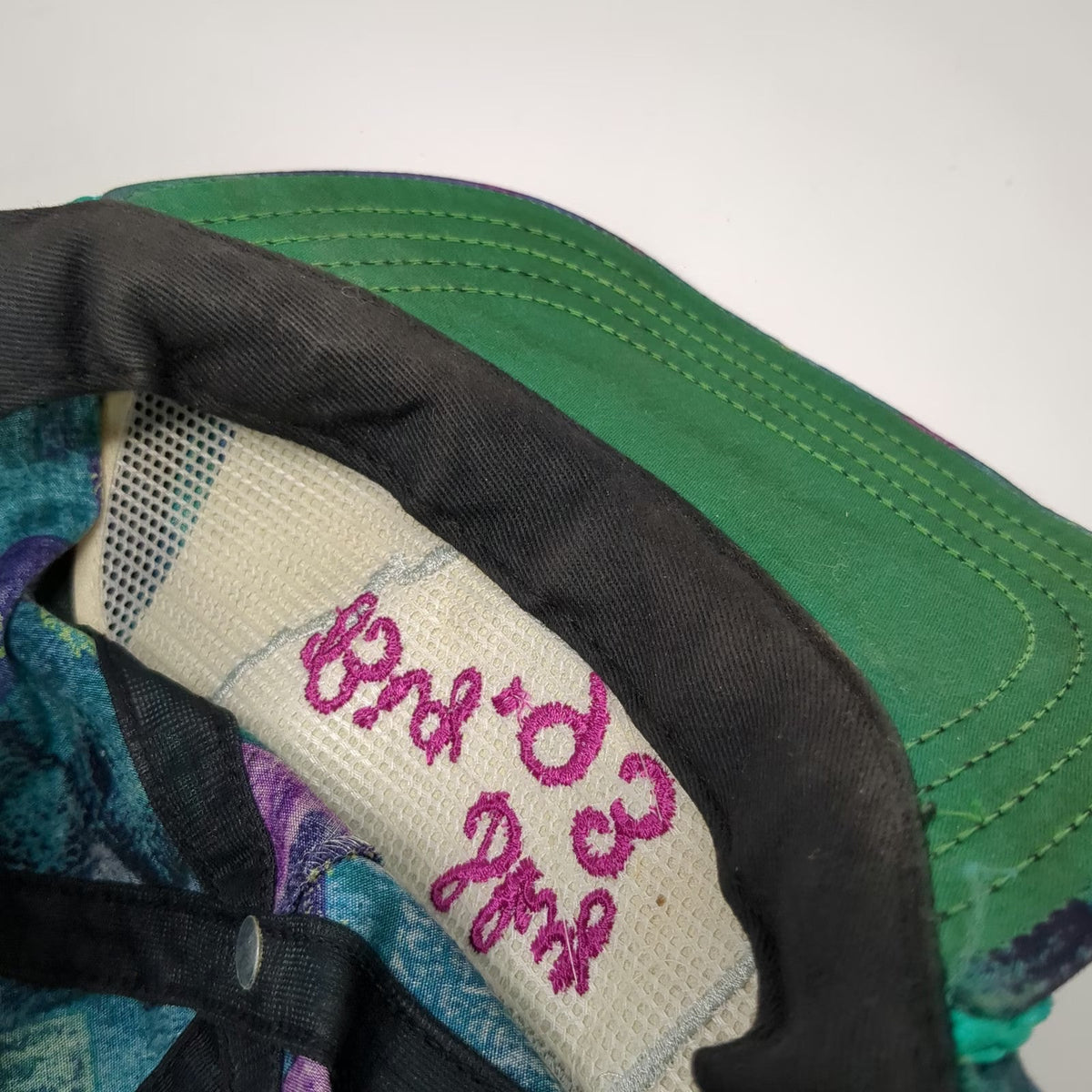 Jan-Bar 5 Panel Blue Purple Pink One Size Montana Big Sky 93 Rope Strapback Hat
