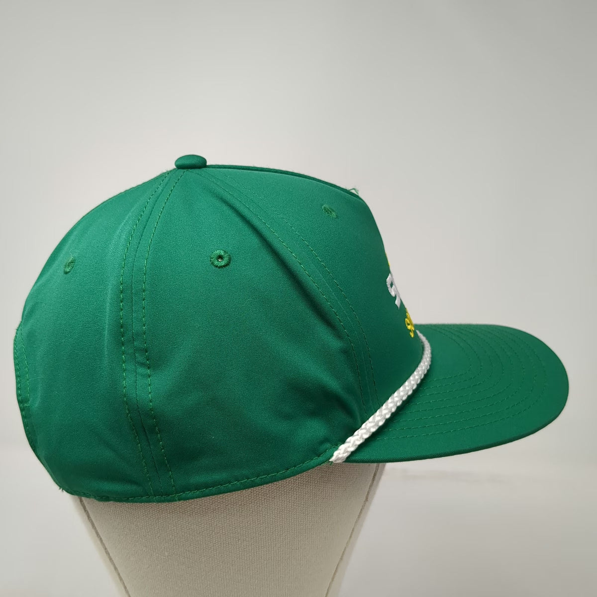 Richardson 5 Panel Hat Green One Size Simplot Soilbuilders Rope Cord Snapback