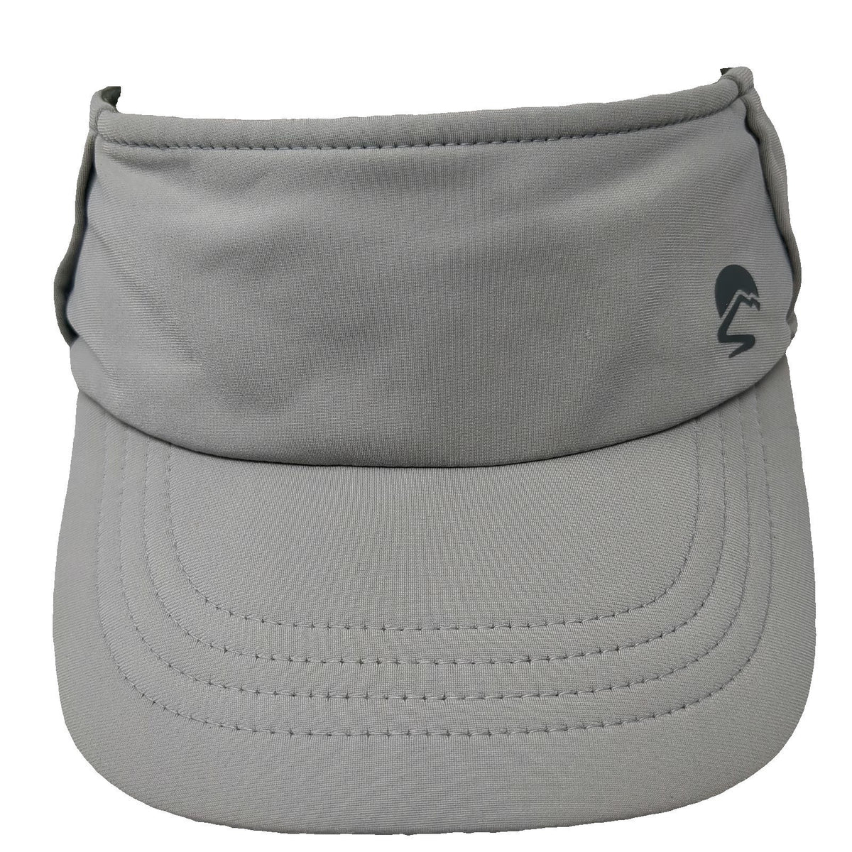 Sprigs Visor Gray One Size Fleece Lined Ear Warmer Reflective Running Hat
