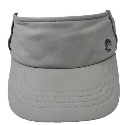 Sprigs Visor Gray One Size Fleece Lined Ear Warmer Reflective Running Hat