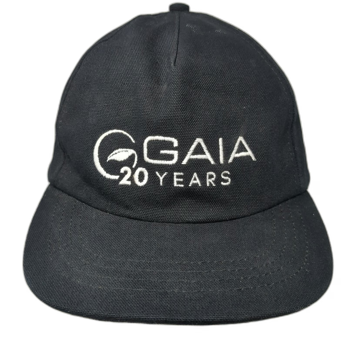 Rustek 5 Panel Hat Black One Size Gaia 20 Years Organic Cotton Bamboo Cork Brim
