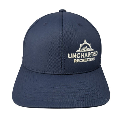 Uncharted Recreation Fitted Hat Blue S/M Embroidered 474F Pacific Headwear