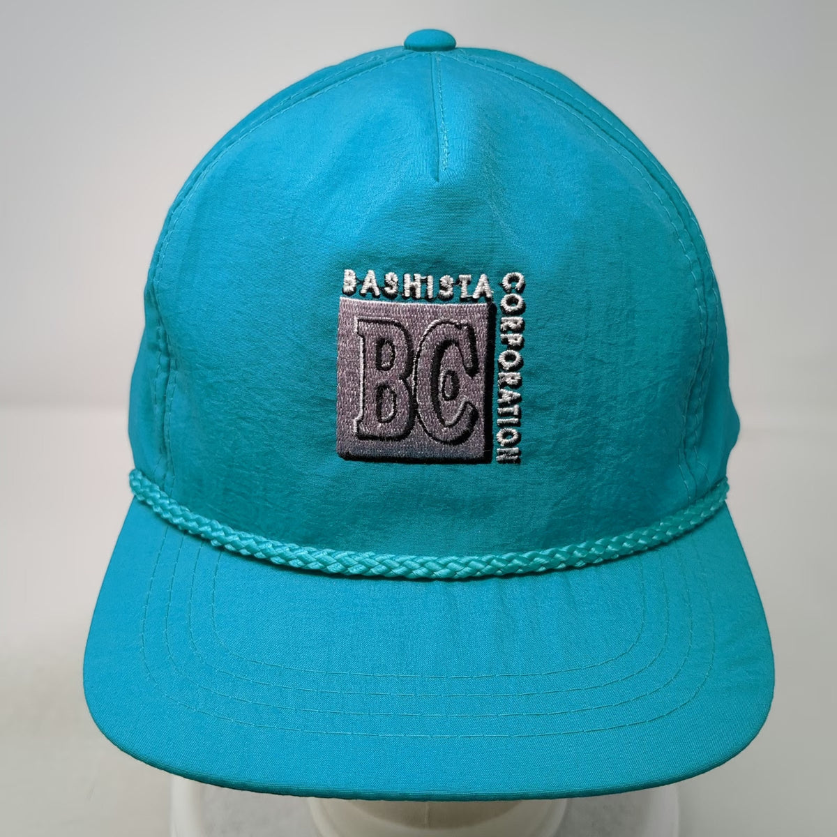 Yupoong 5 Panel Blue One Size Nylon Rope Snapback Bashista Corporation BC Hat