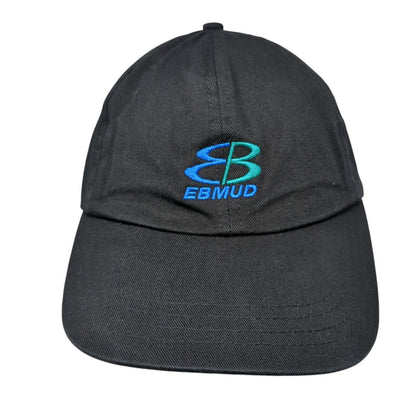 Ebmud Slideback Hat Black One Size Adjustable 6 Panel Port & Company