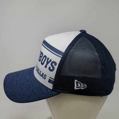 Dallas Cowboys NFL New Era 5 Panel Blue M Hat Mesh Back Stretch Fit 1960 Logo