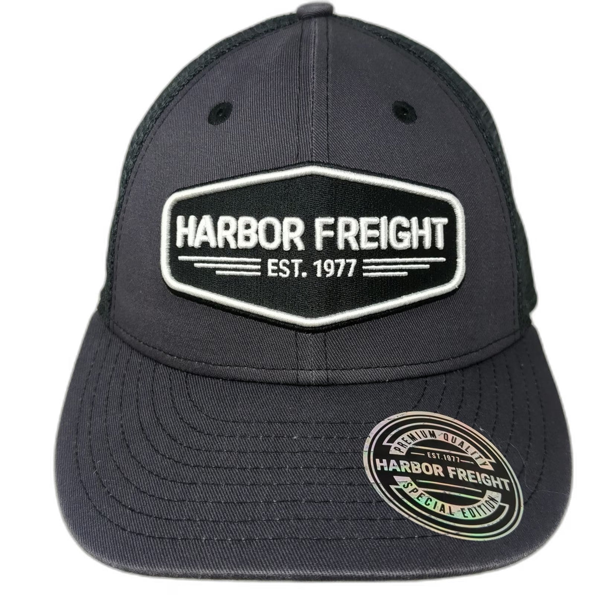 Harbor Freight Tools Trucker Hat Gray One Size Special Edition Mesh Snapback