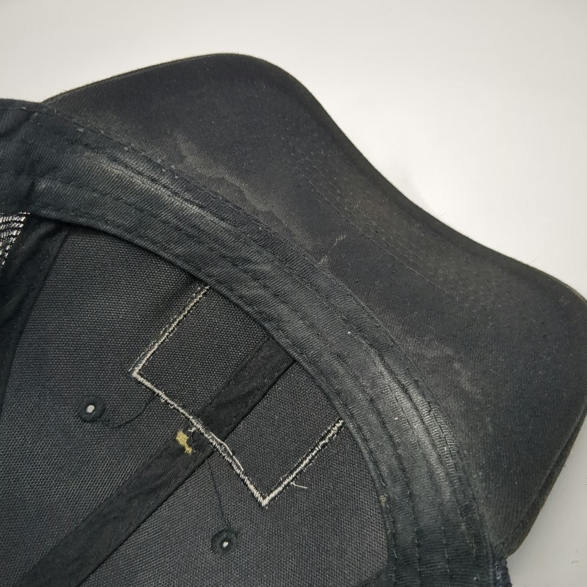 Tecnu Outdoor Solutions Trucker Hat Black One Size Mesh Snapback Mountain Patch