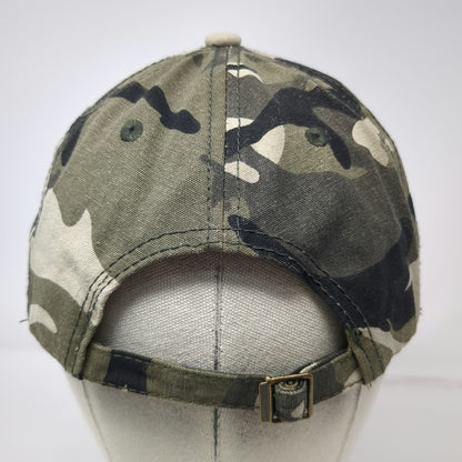 Baseball Cap Green One Size Camouflage American Flag Tactical Slideback hat