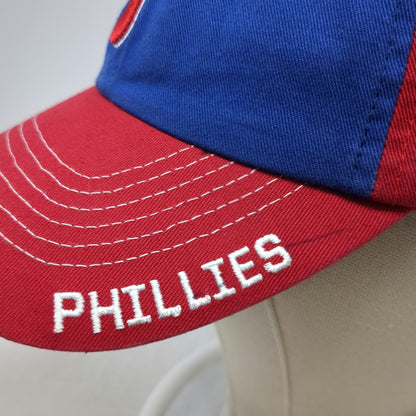 Fan Favorite MLB Philadelphia Phillies Baseball Cap Red Blue One Size Strap Hat