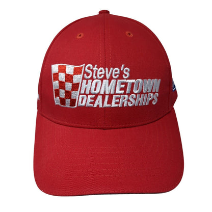 Steve's Hometown Dealership Ford Ram Strapback Hat Red OS Adjustable 360 Apparel