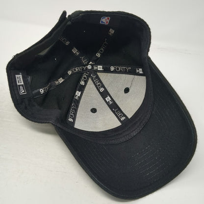 Golden State Warriors NBA New Era Black One Size Hat 9FORTY Adjustable Strapback